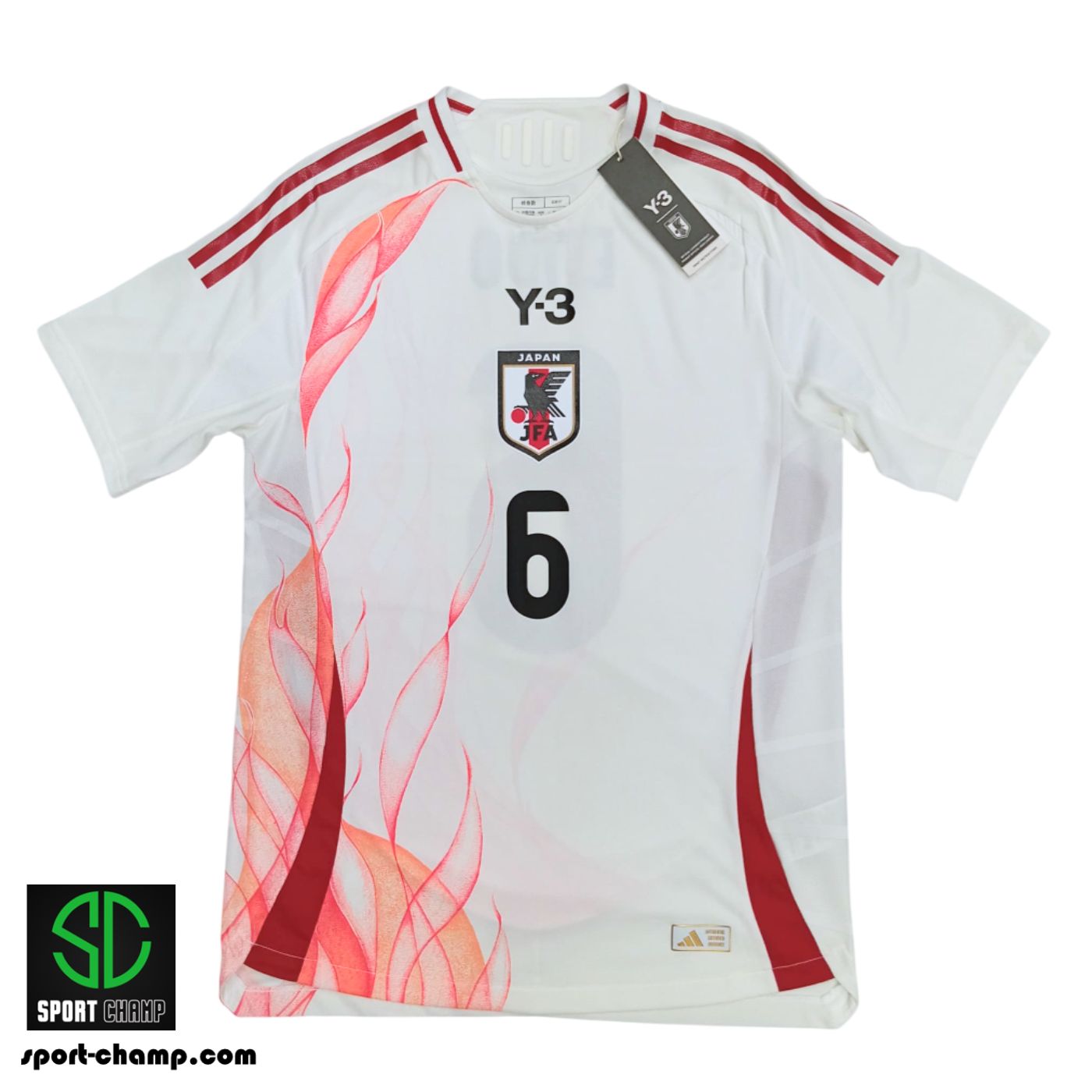 PLAYER EDITION) ADIDAS JAPAN x Y-3 2024 AWAY SHIRT WITH ENDO 6