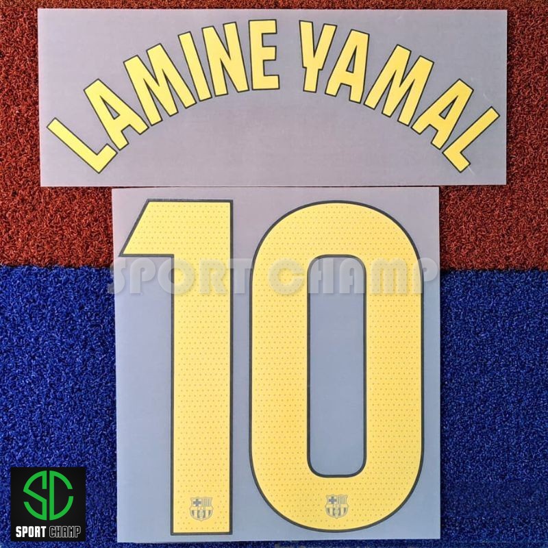 LAMINE YAMAL 10 (OFFICIAL FC BARCELONA 2025/26 HOME NAME