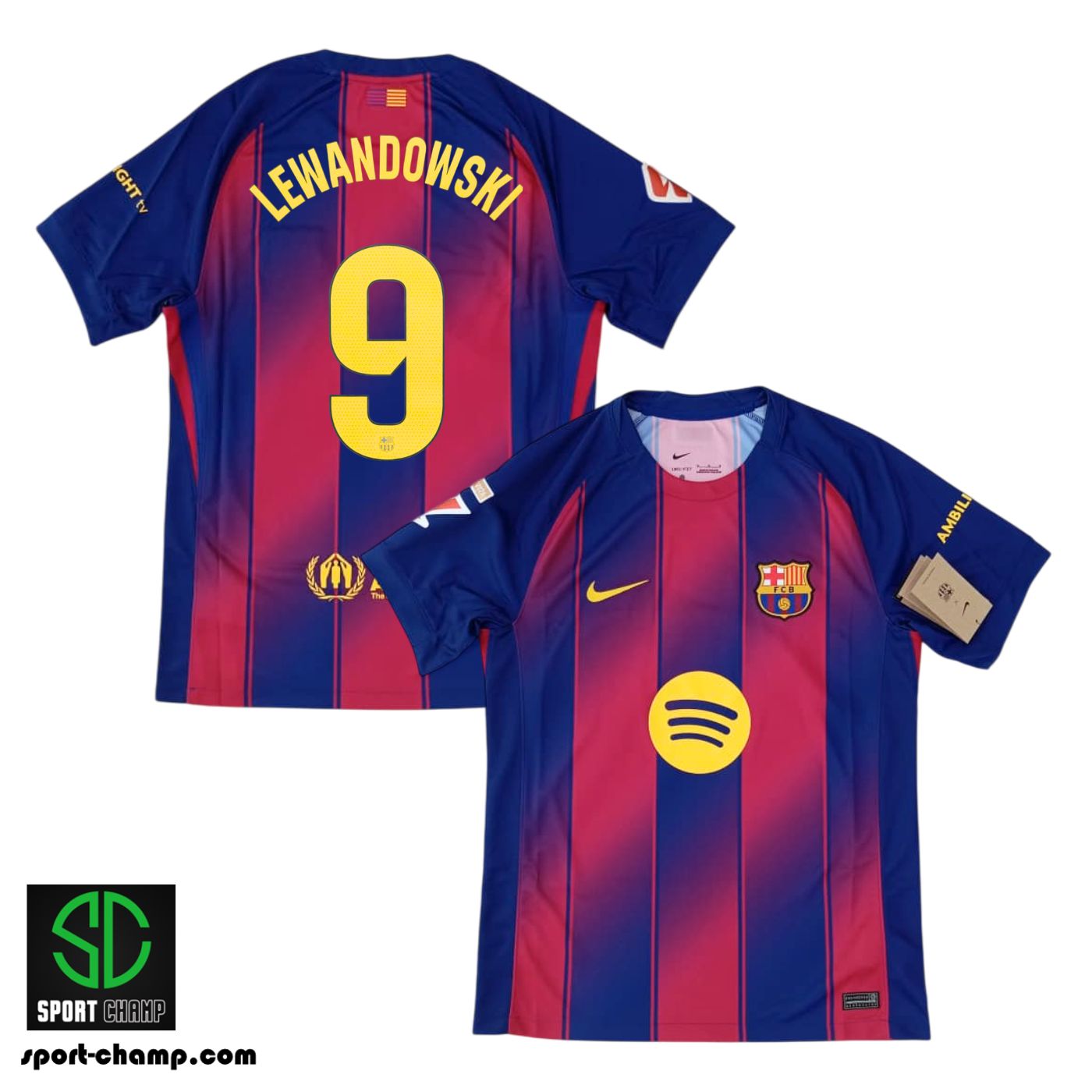 FC Barcelona Lewandowski 9 DRI-FIT シャツ M JPhMaCJZ68abe7c5764d5_17560964