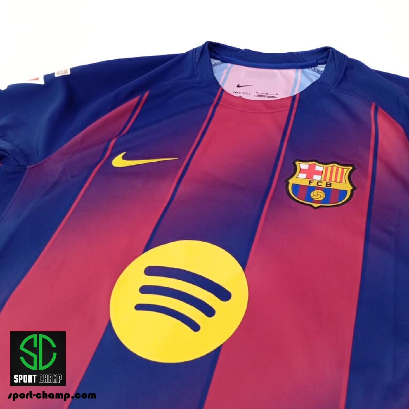 NIKE FC BARCELONA 25/26 HOME SHIRT WITH PEDRI 8 AND LA LIGA FULL