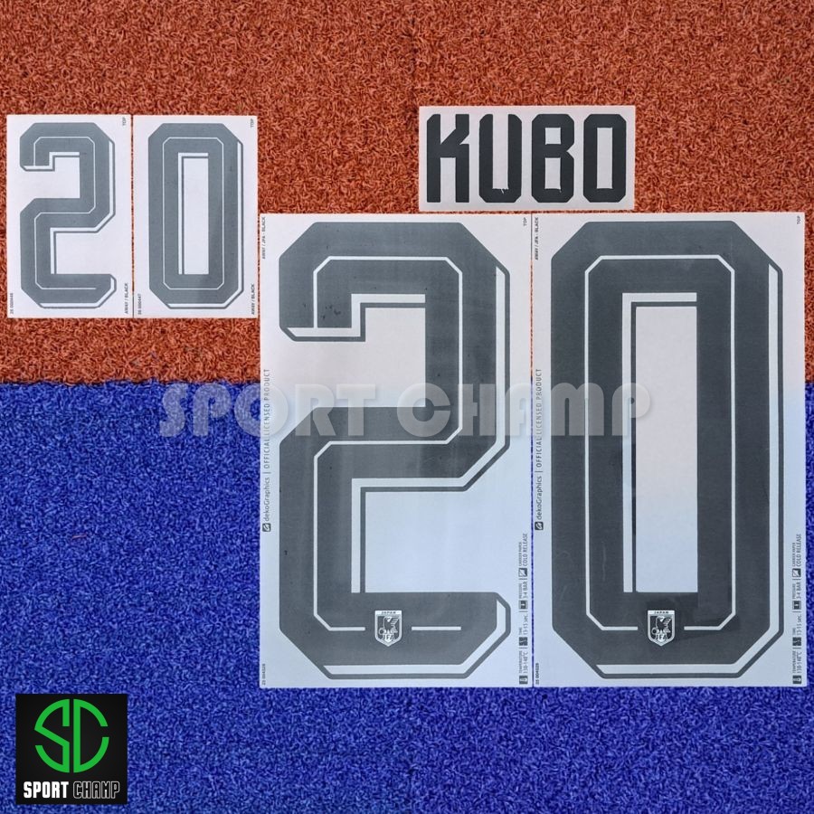 KUBO 20 - OFFICIAL JAPAN 2026 AWAY NAME AND NUMBERING