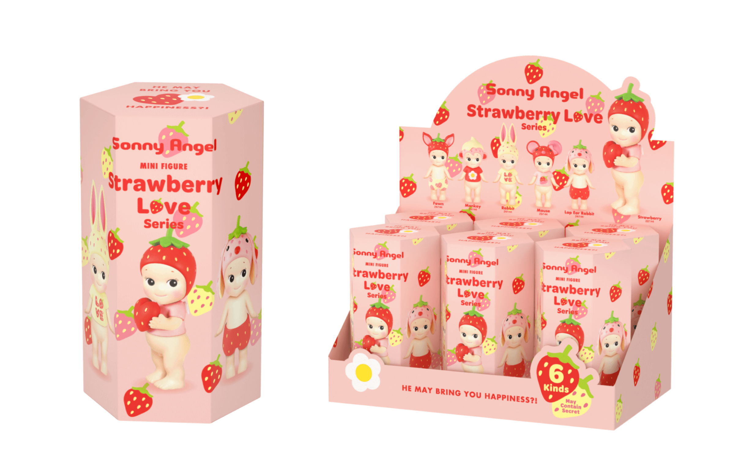 ソニーエンジェル　ストロベリーラブ　シュリンク付き　box Sonny Angel Blind Box // Strawberry Love | Stickerrific | Journals