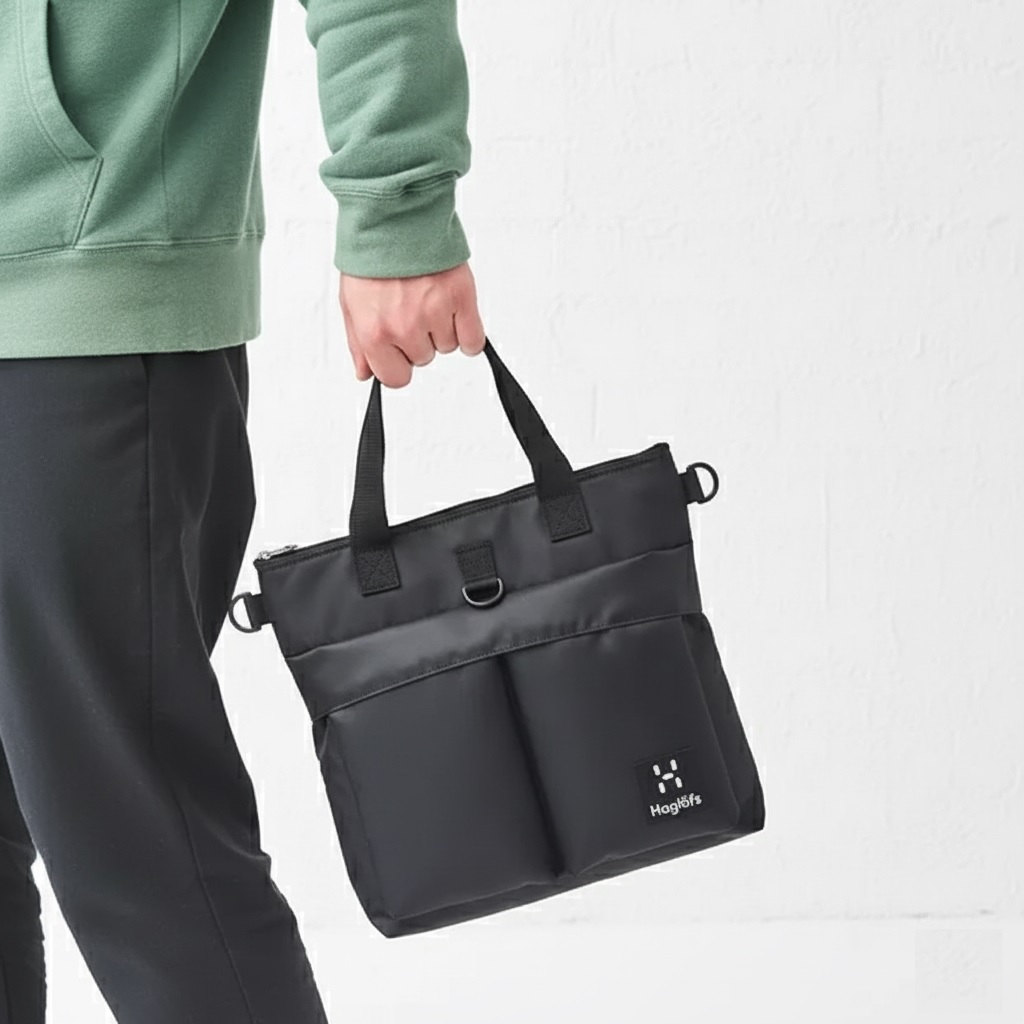 Haglofs 4.4 Litre Black Hand Bag Crossbody Sling Shoulder Side Bag [Ready Stock]