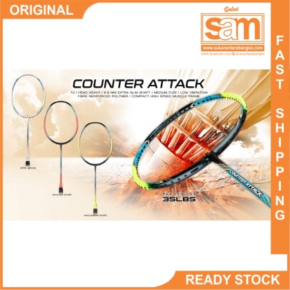 Apacs Racket7u APACS Counter Attack 7U (73gms) Badminton Racket with Free Grip and ...