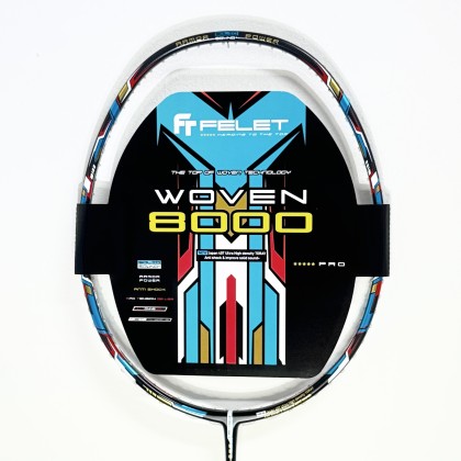 FELET Woven 8000 High Performance Badminton Racket | Sukan Antarabangsa
