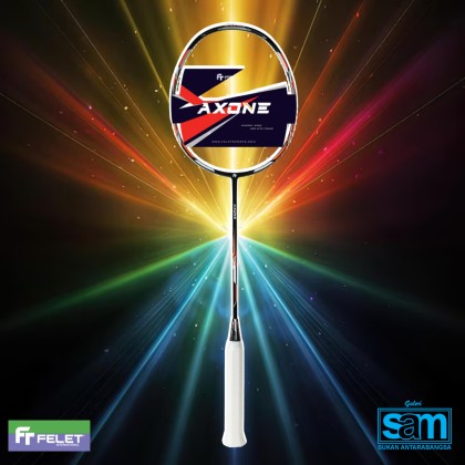 Felet Racket Axone FELET AXONE 4U-82gram Moderate Badminton Racket. Original by Felet ...