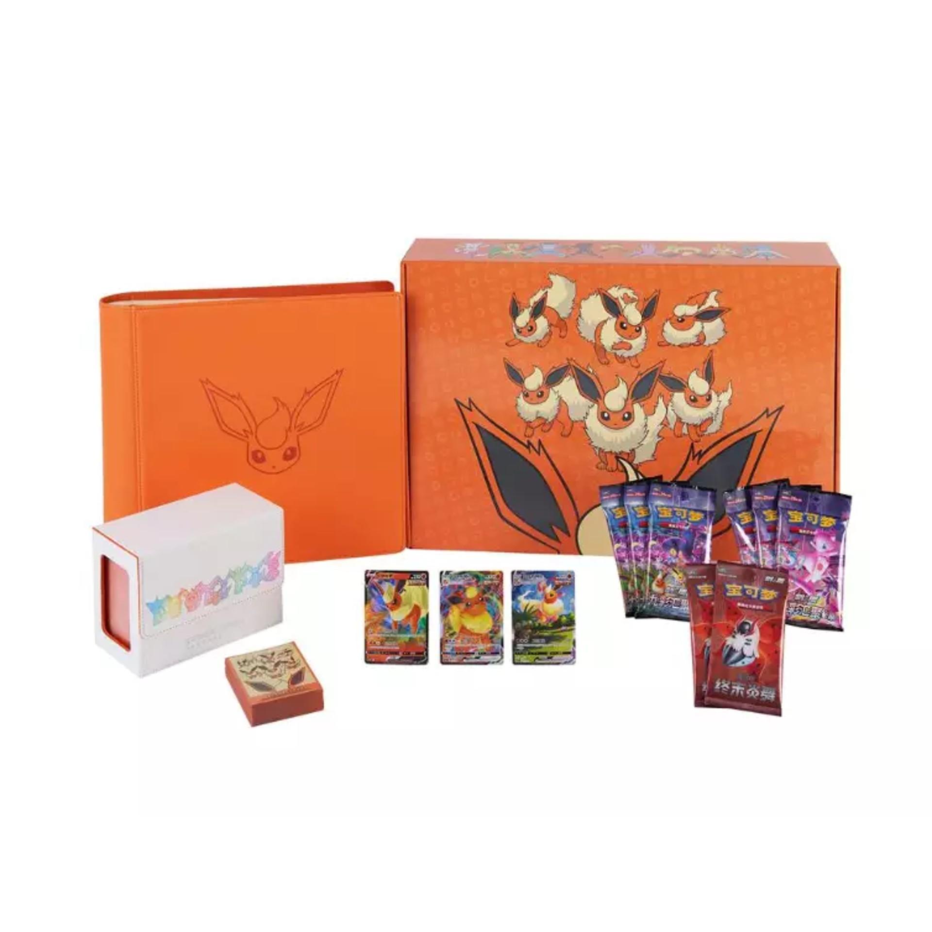 Pokemon S-Chinese Eevee Advanced Gift Box (CSH3) Vaporeon +