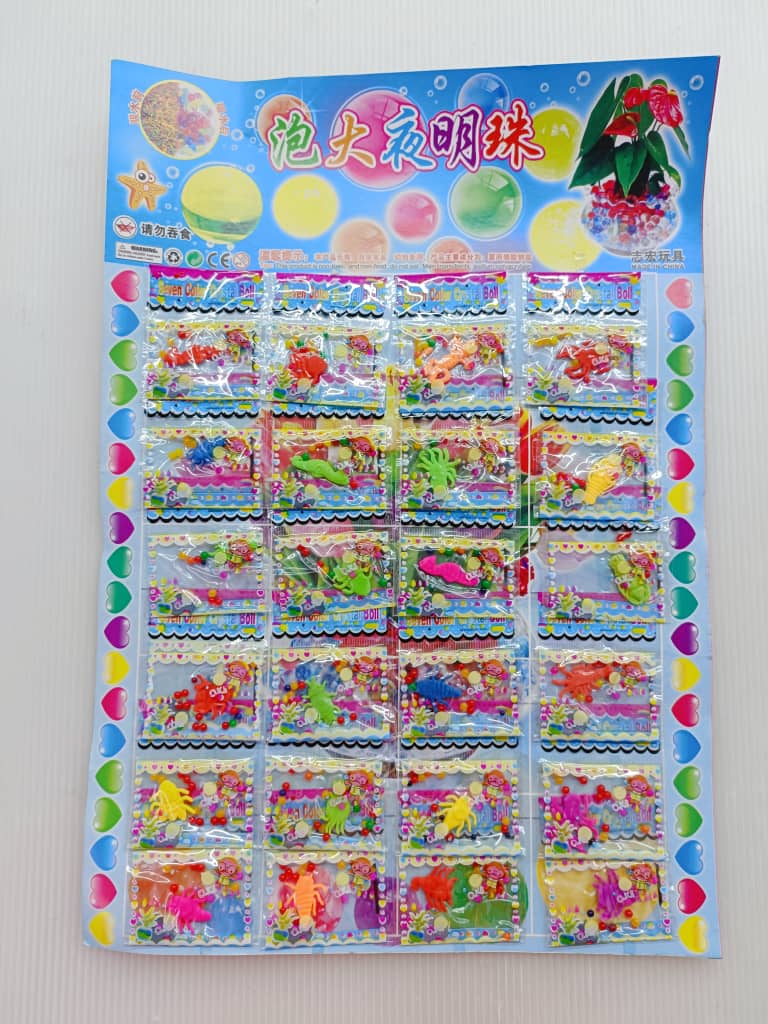 24pkt Seven Colour Crystal Ball Growing Expand 800% Size 泡大