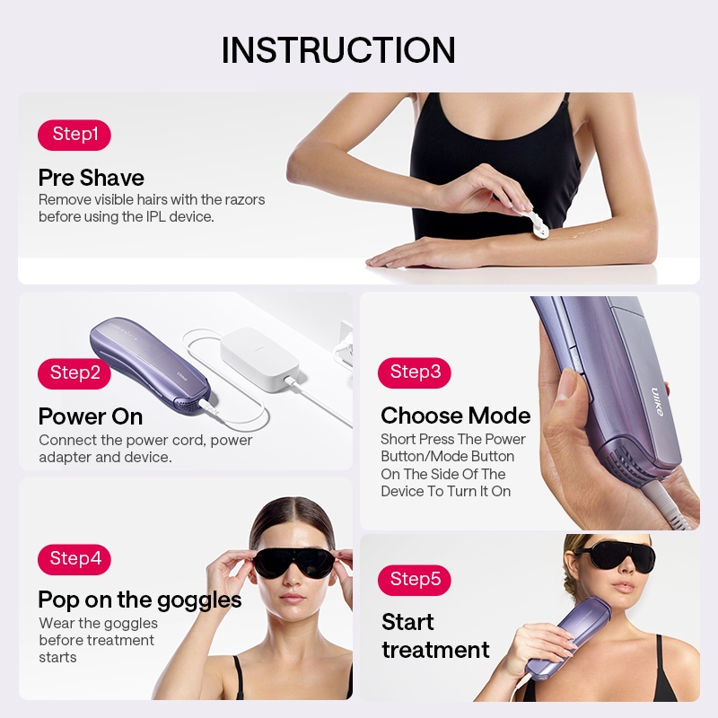 Ulike Air 10 Ice Cooling IPL Hair Removal Device | TEVEELA