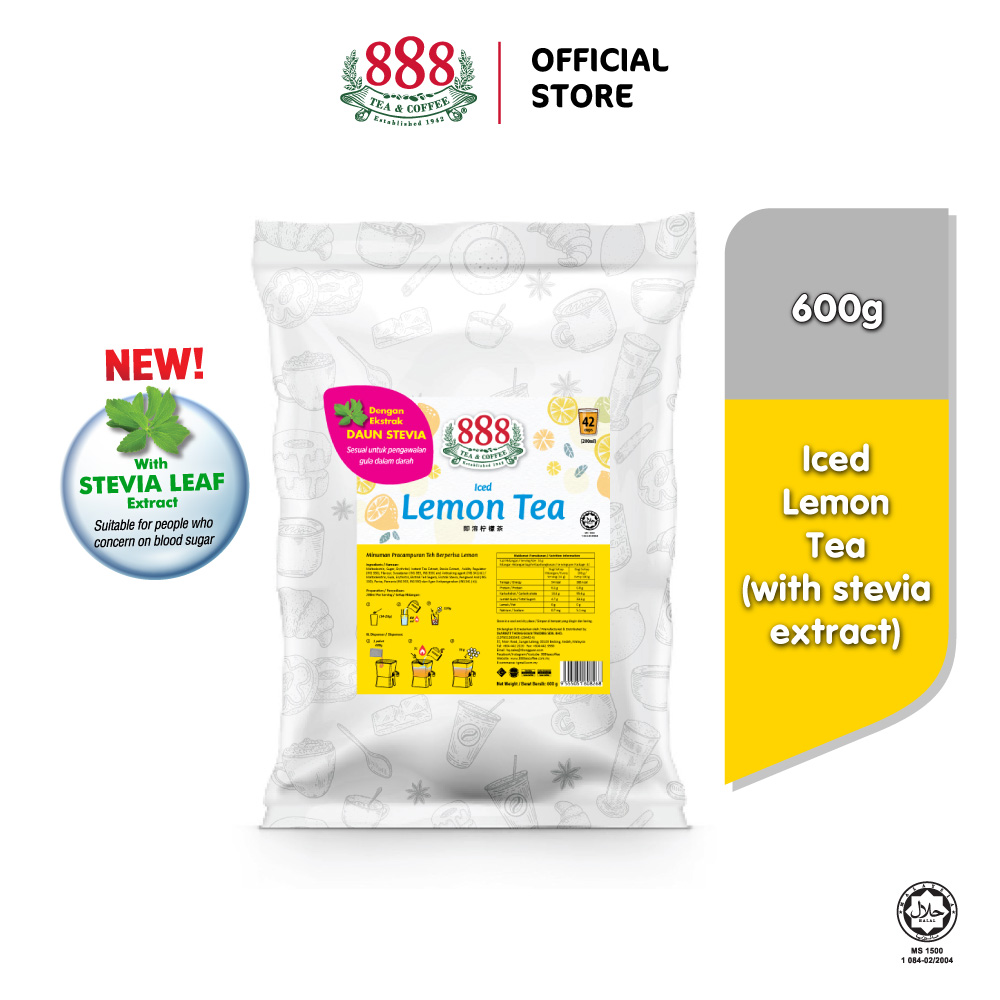 888 Iced Lemon Tea with Stevia (600g) | TG MALL