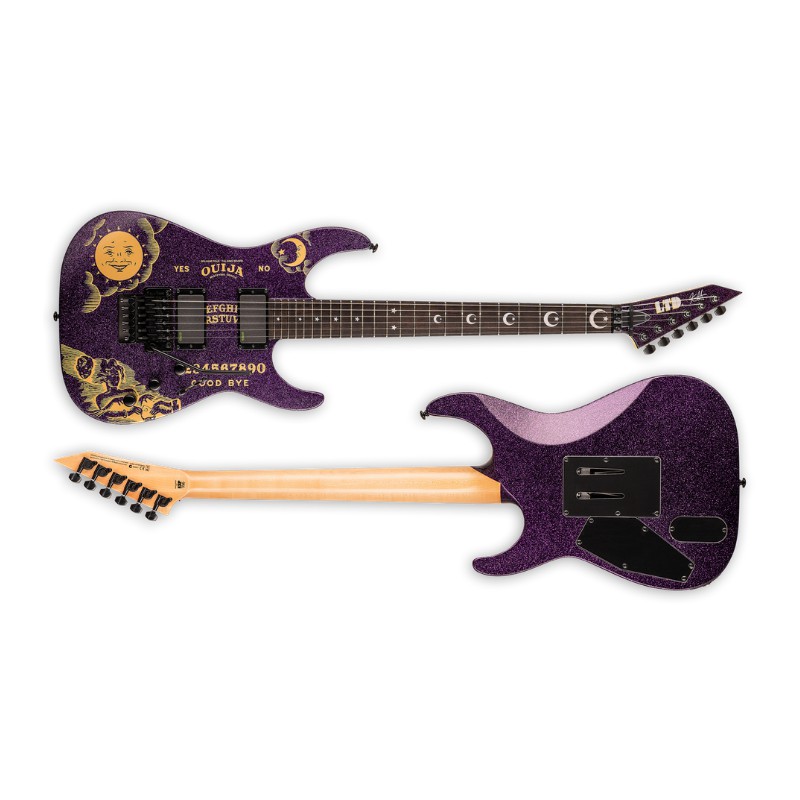 ESP LTD Kirk Hammett Ouija Limited Edition Purple Sparkle
