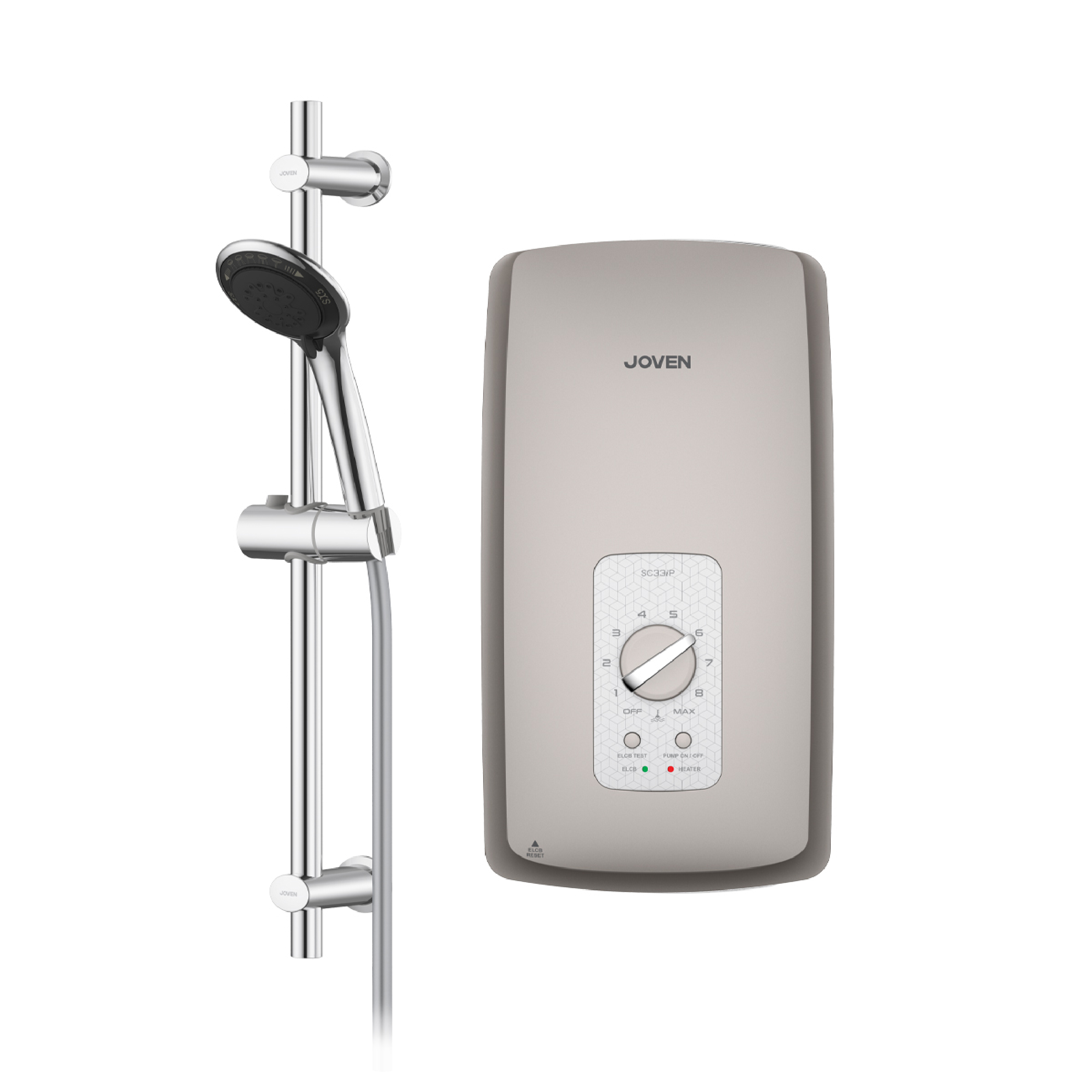 JOVEN SC33IP DS DC PUMP INSTANT WATER HEATER (DARK