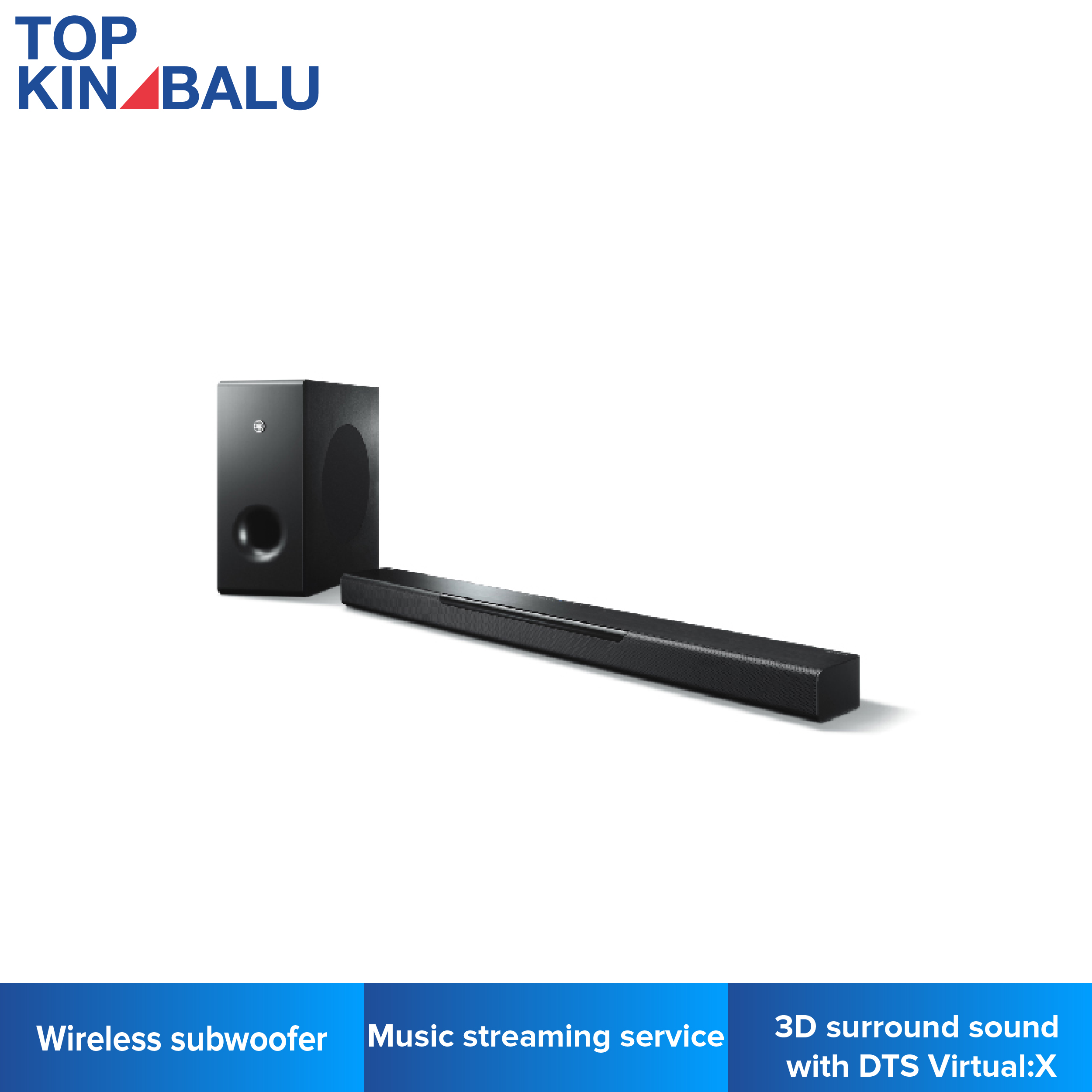 YAMAHA MUSICCAST BAR 400 FRONT SURROUND SYSTEM YAS-408 | Top