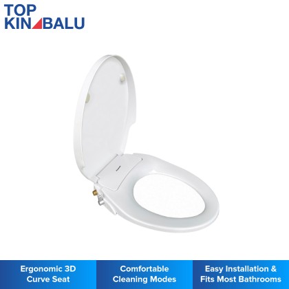 PANASONIC DL-AR15RWM EZYCLEAN BIDET TOILET SEAT ( ROUND SHAPE