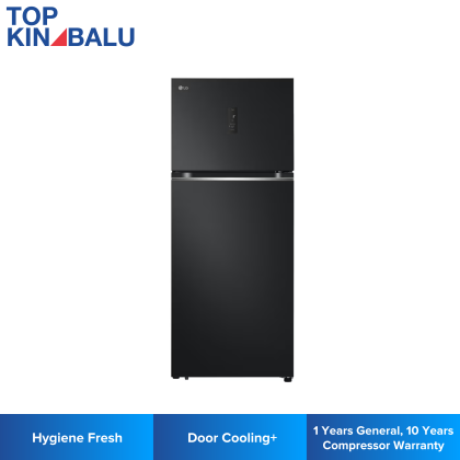 Congqiang LG 375L GN-B372PQBK SMART INVERTER TOP FREEZER REFRIGERATOR (MATTE