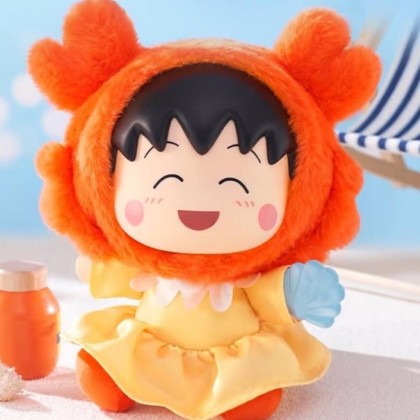 Ldcx Chibi Maruko Chan Series Blind Box 搪小偶-M-樱桃小丸子-乐丸毛