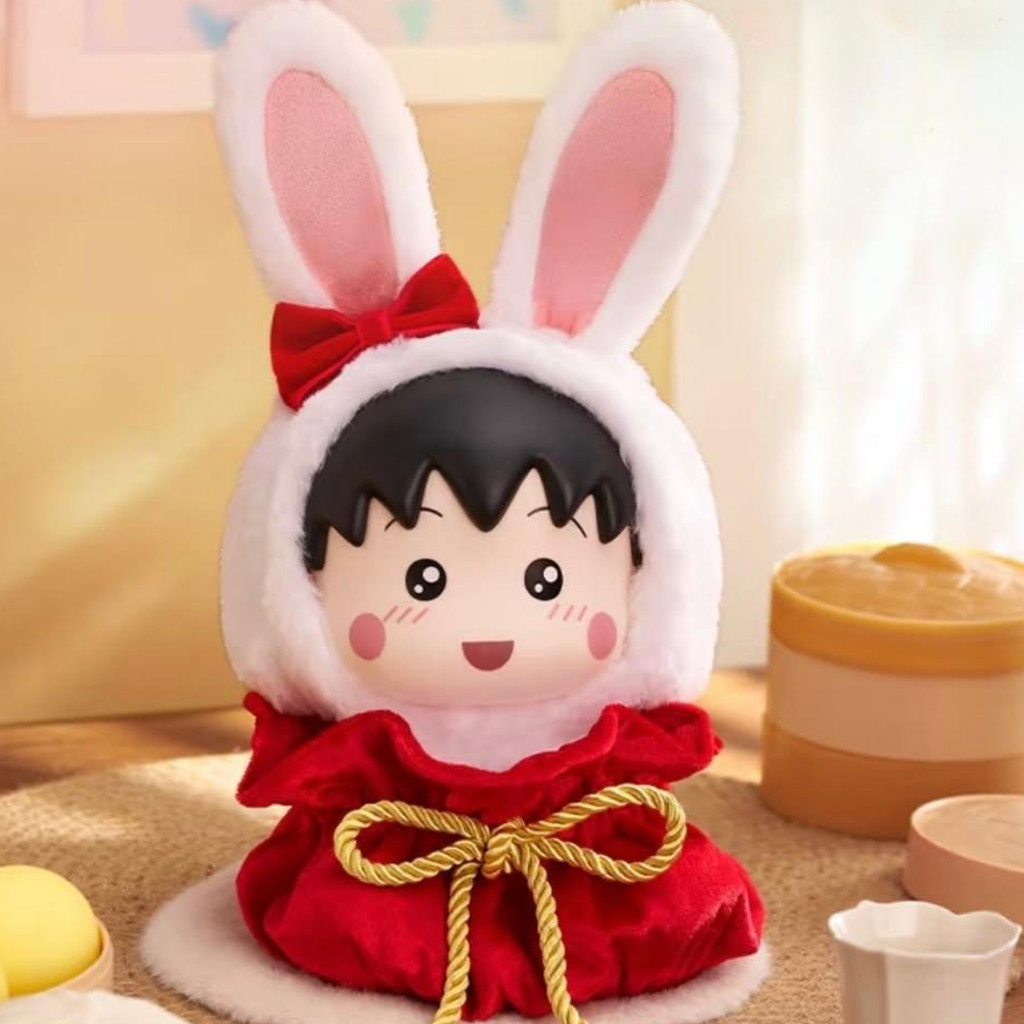 Ldcx Chibi Maruko Chan Series Blind Box 搪小偶-M-樱桃小丸子-乐丸毛
