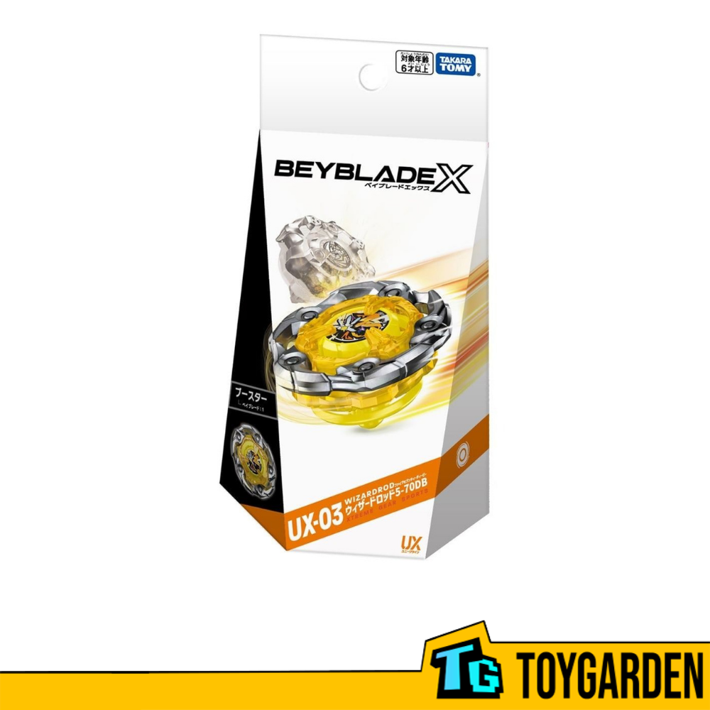 PRE-ORDER) TAKARA TOMY BEYBLADE X UX-03 BOOSTER WIZARD ROD 5-70DB