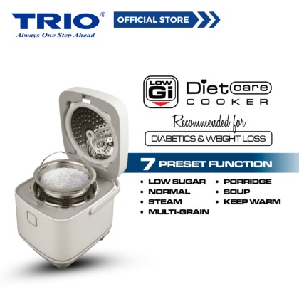 Trio Low Sugar Rice Cooker with Multi Function Cooker Trio Kaden