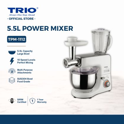 Trio Power Mixer with Multi Function | Trio Kaden - Always One