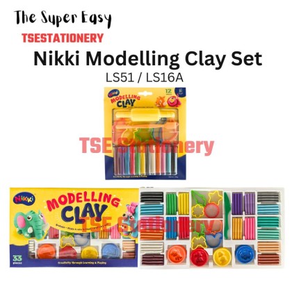 Nikki Modelling Clay LS16A LS51 Fun Clay Kids Toys Kid Toy