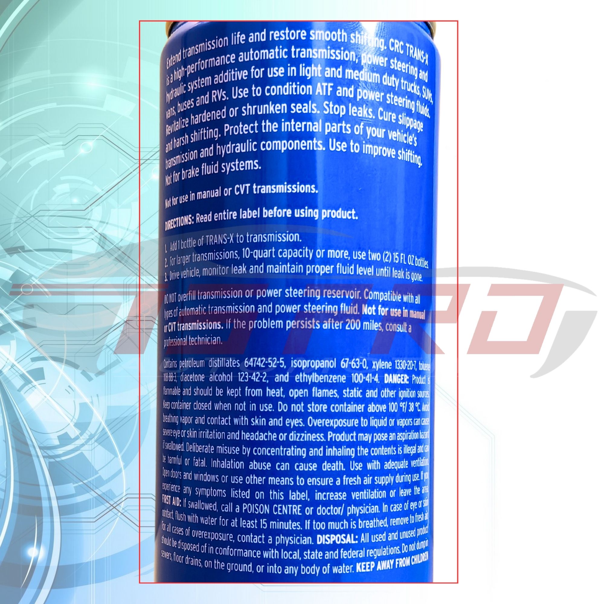 Cvt Additive Transmission Treatment Cerma STM-3 Automatic - Additive To Clean, Stop ...