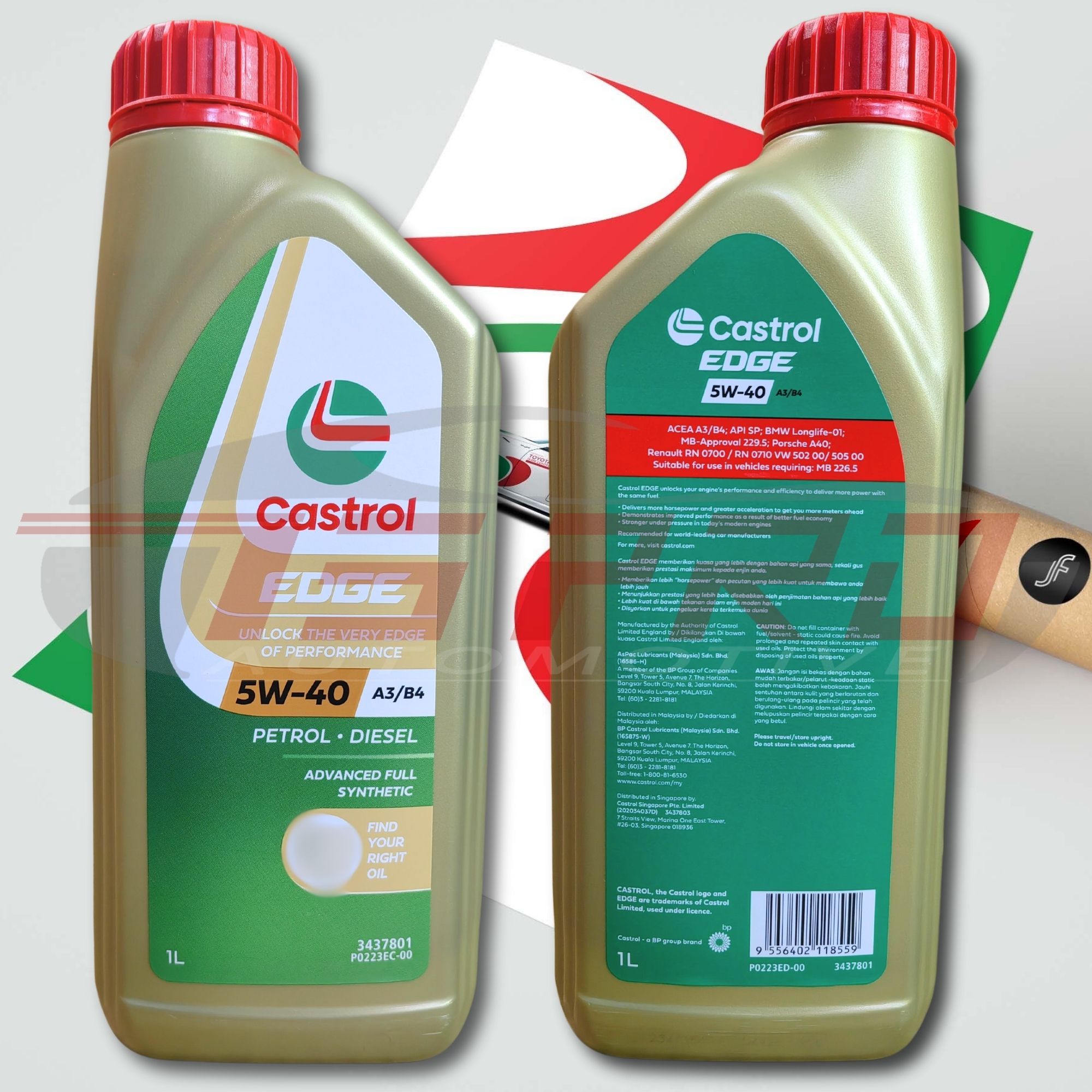 Castrol EDGE 5W-40 A3/B4 8L