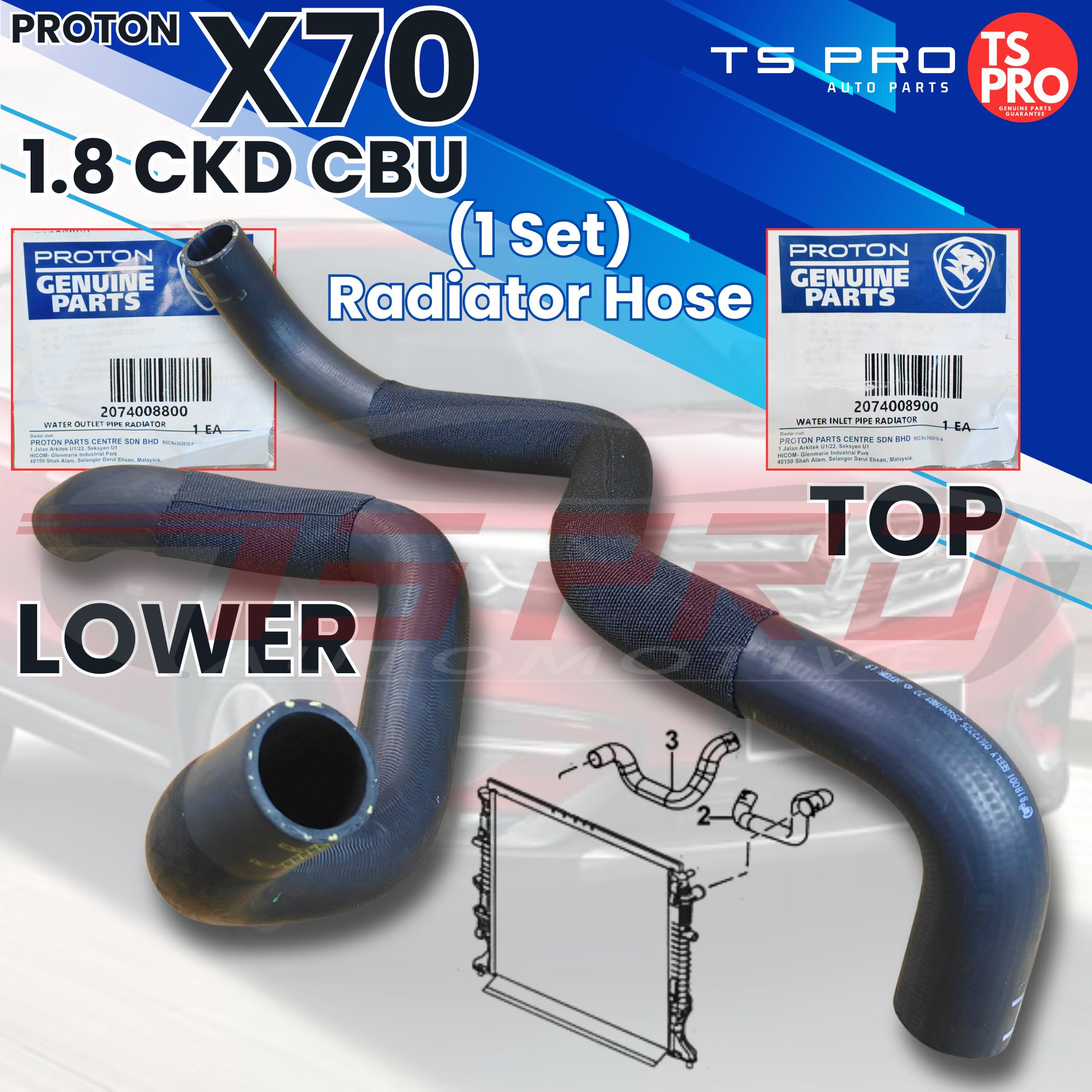 SONGTAO-AUTO PARTS# 11427508970 Oil radiator pad 10packSemua