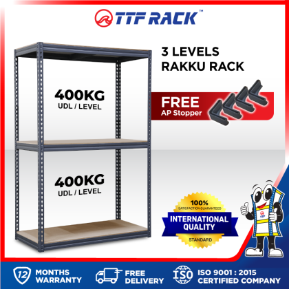 Rackula Rack Rakku Rack 3 Levels H182-213cm | TTFRack™ | Malaysia's Storage Racking ...
