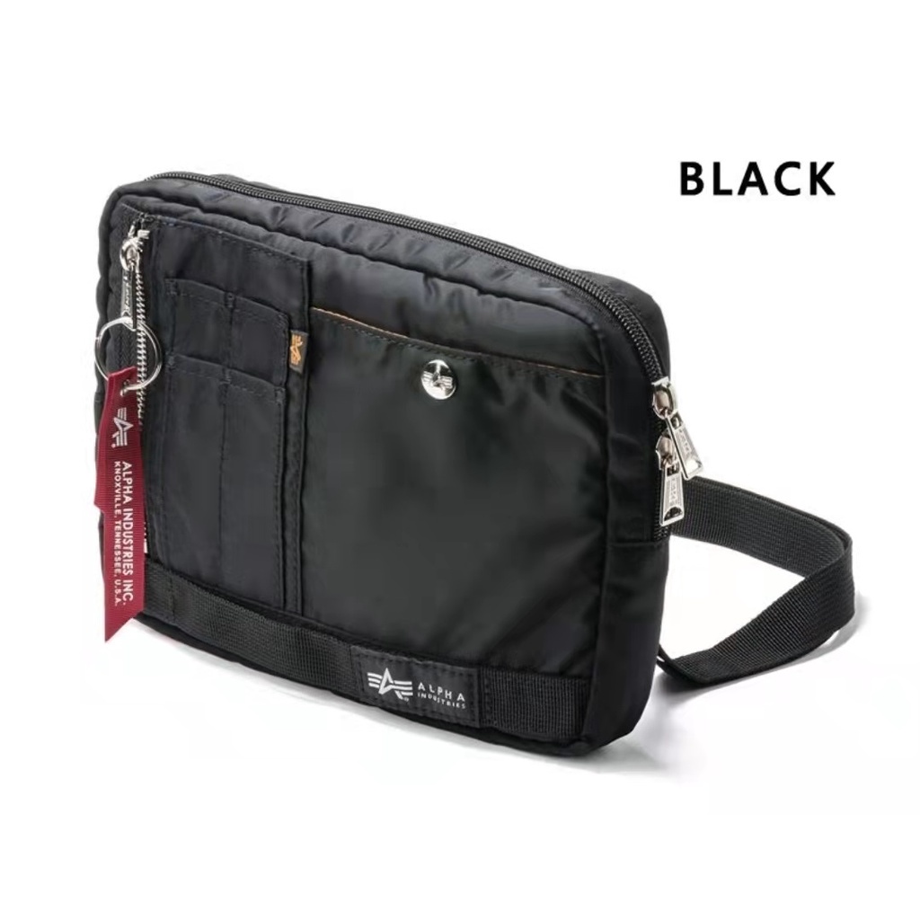 Alpha Industries Ways Nylon MA-1 Shoulder Bag, Unisex Ultimate