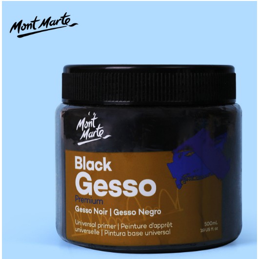 Mont Marte Arcylic / Oil Medium (White. Black, Clear Gesso)