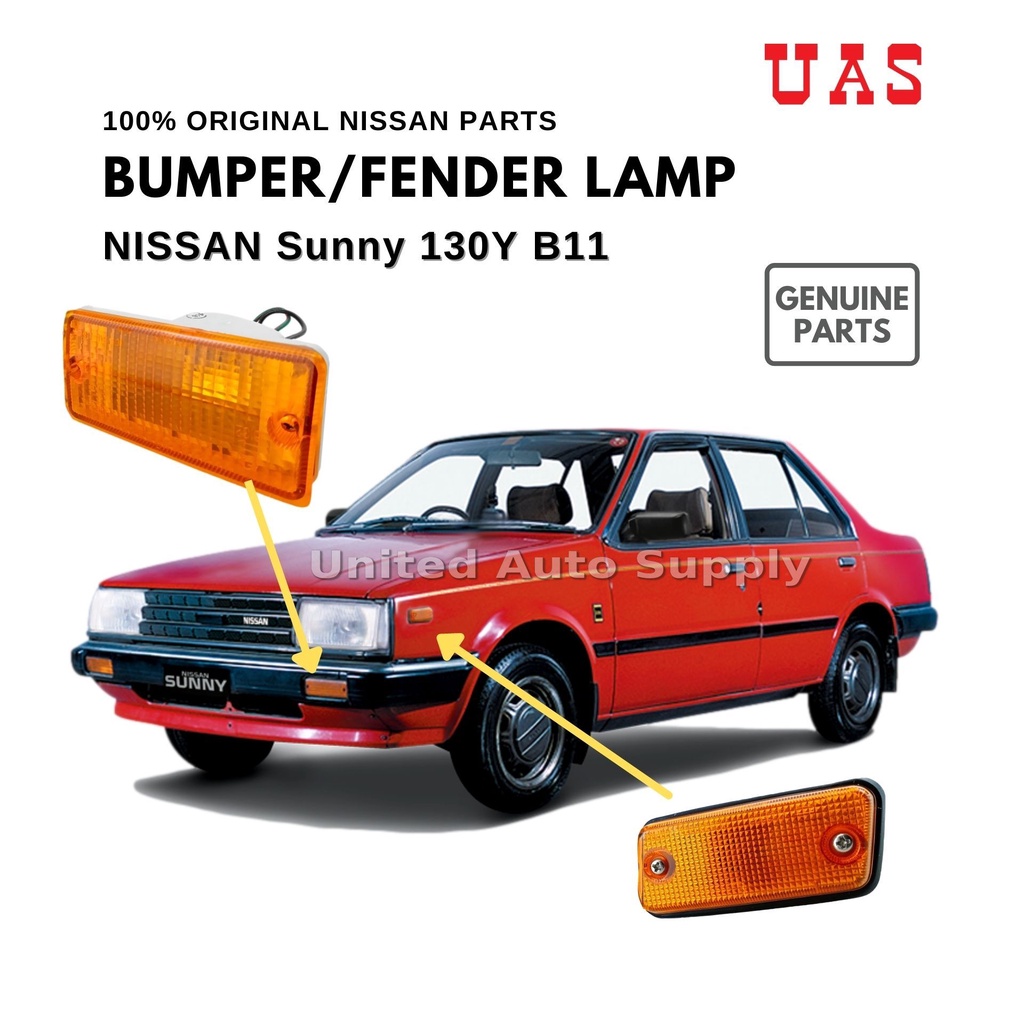 NISSAN Sunny Sentra Extra 1 Extra 2 130Y B11 Bumper Fender Lamp