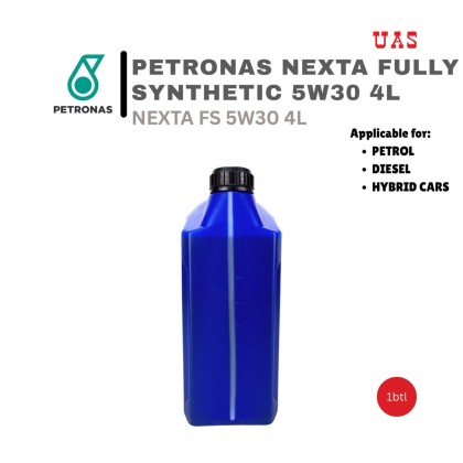 PETRONAS Nexta 5w30 Fully Synthetic Engine Oil (4liter) Applicable