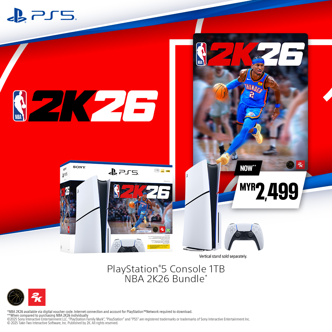 PlayStation®5 Console 1TB NBA 2K26 Bundle [ Disc Edition ] | Unity
