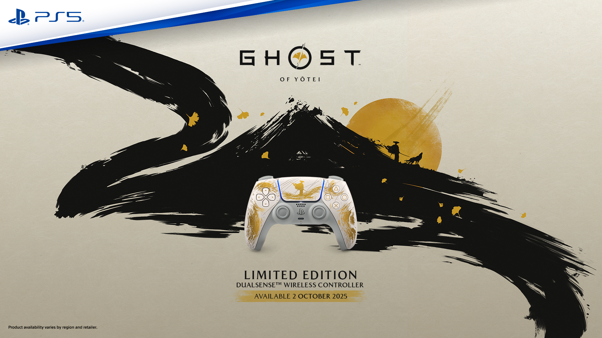 PRE-ORDER] PlayStation®5 Ghost of Yōtei™ Gold Limited Edition 