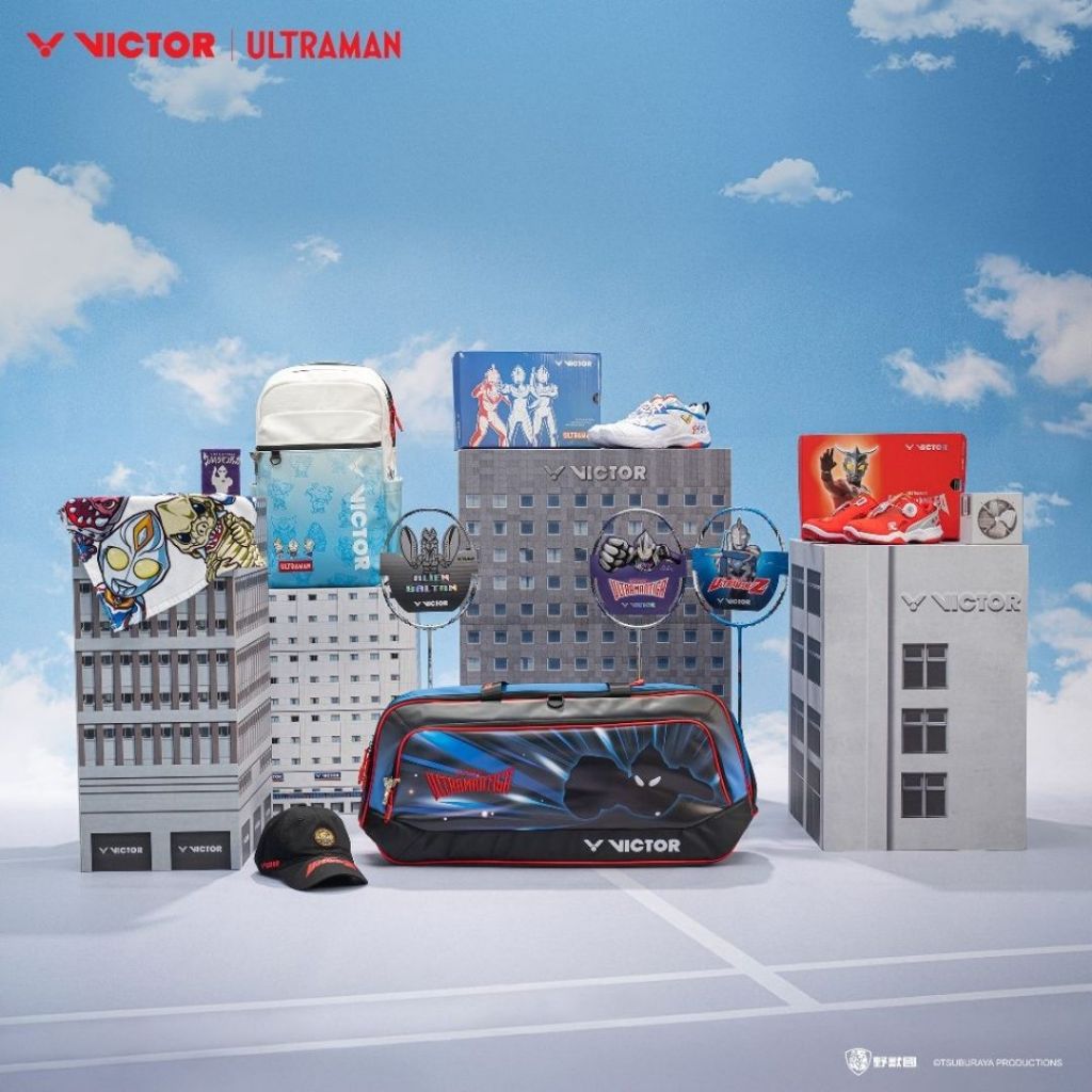 バッグ VICTOR X ULTRAMAN Collection Bag VICTOR X ULTRAMAN Collection Rectangular Racket Bag