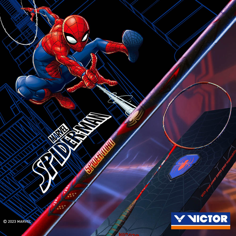 ディーダト　VICTOR Spider Man 美品　ガット無し ViCTOR x SPIDER-MAN Racket Gift Set Collection | VICTOR SPORT MALAYSIA