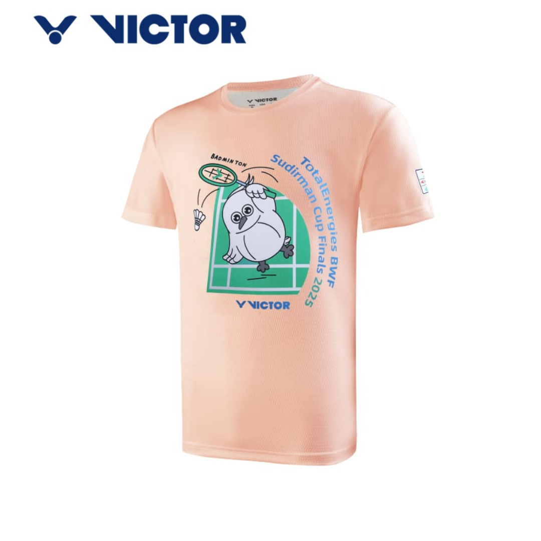 2025Nylon Twill Cotton Jersey T-Shirt新品 VICTOR X SUDIRMAN CUP FINALS 2025 T-Shirt T-SC2503 | VICTOR SPORT