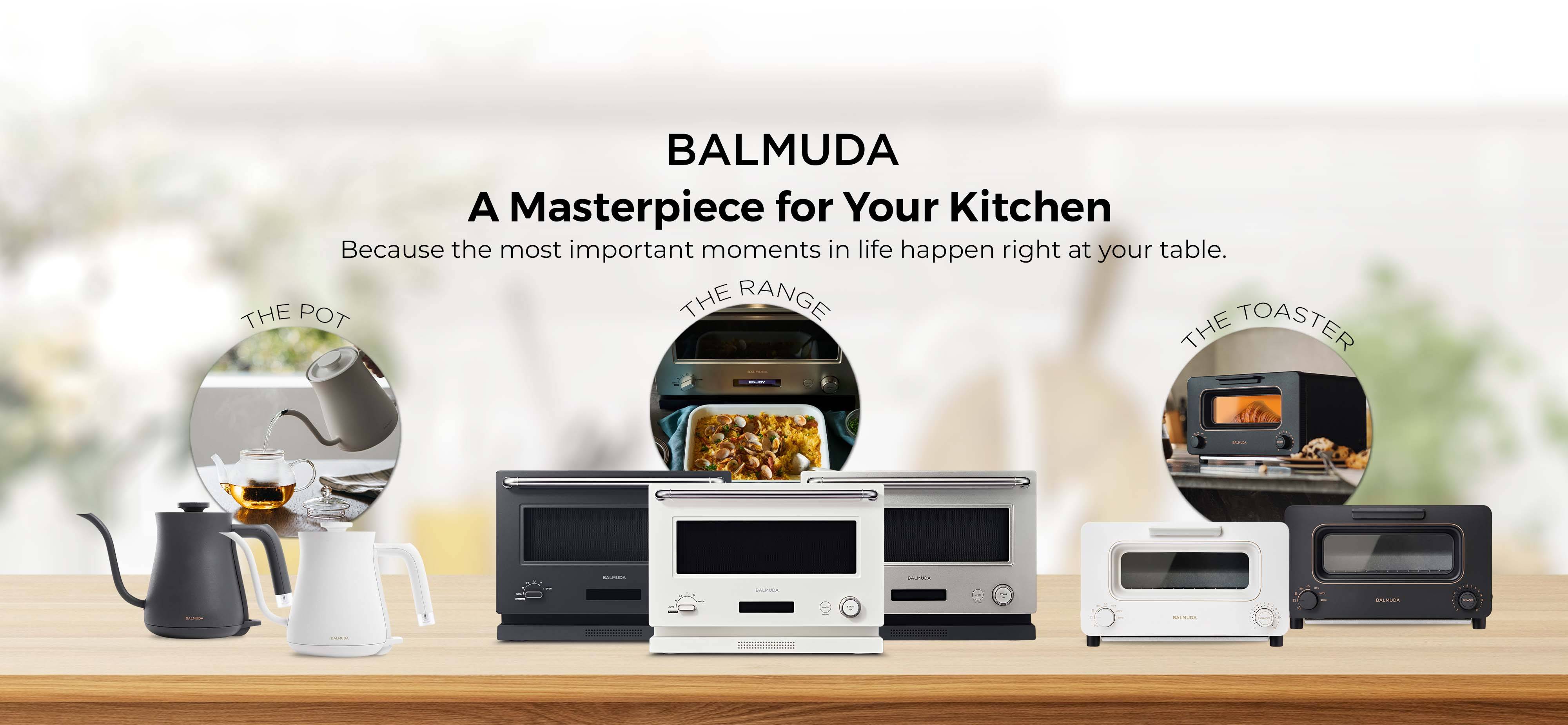 BALMUDA The Range Microwave Oven 21L - Stainless Steel K09E-SU