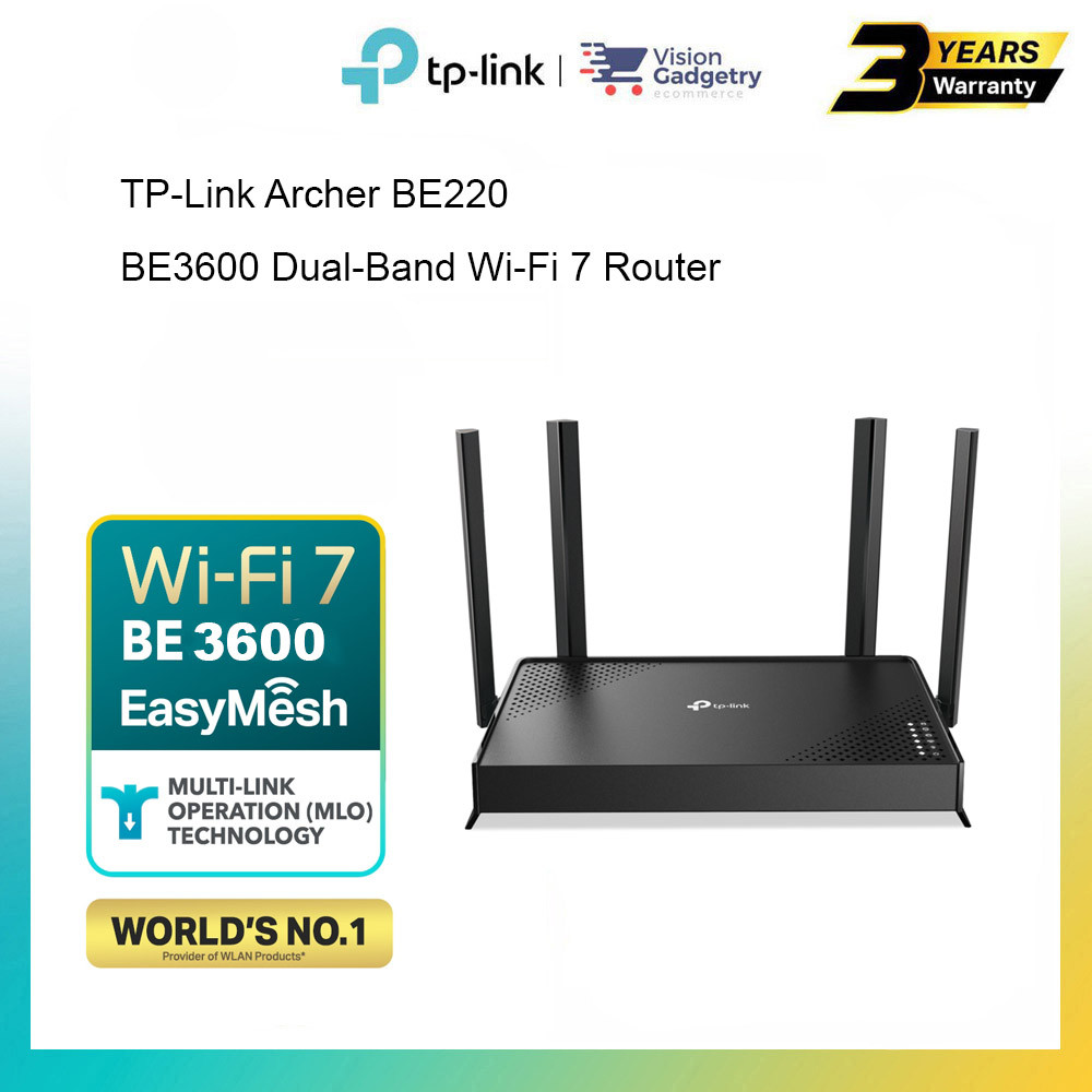 ルーター・ネットワーク機器 tp-link Wi-Fi7 Archer BE220/BE3600 Archer BE220 | BE3600 Dual-Band Wi-Fi 7 Router | TP-Link Nordic