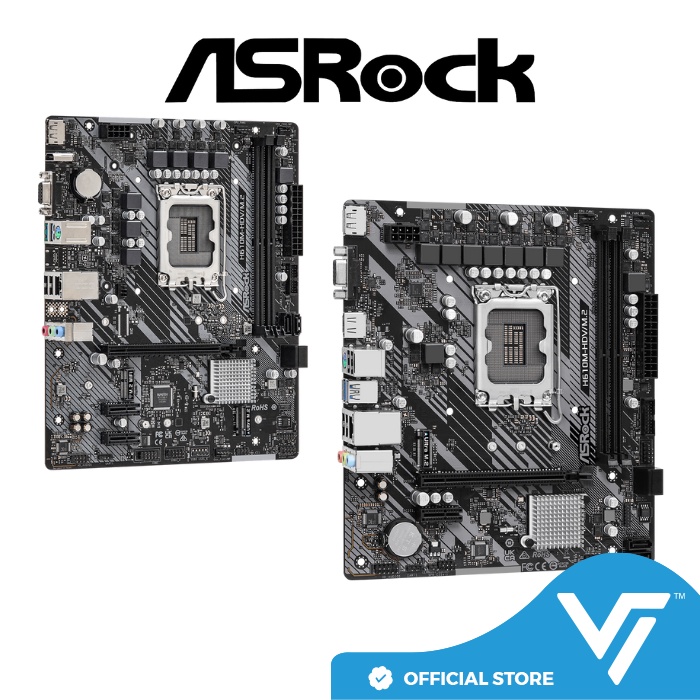 ASRock H610M-HDV/M.2 / H610M-HDV/M.2 R2.0 LGA 1700 SATA3 6.0 Gb/s