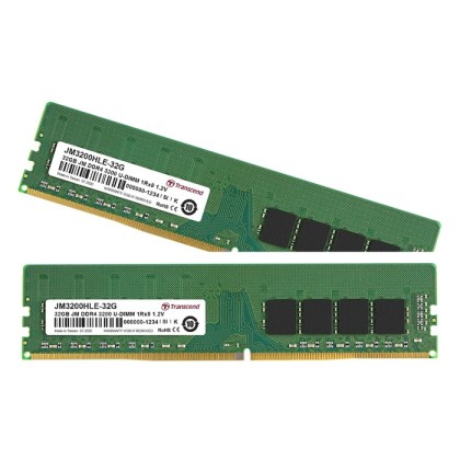 TRANSCEND 32GB DDR4 3200 MHz PC Desktop Unbuffered Long-DIMM