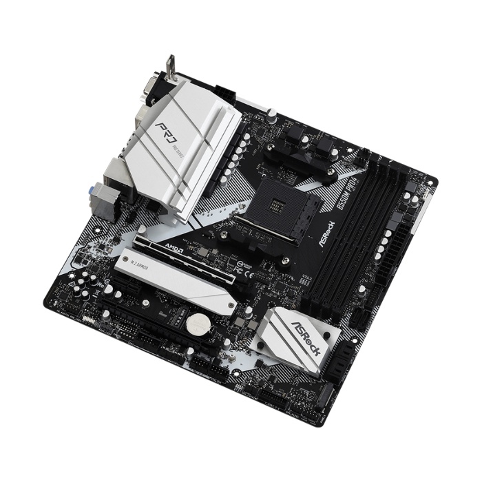 CPU AMD Ryzen 9 3950X + ASRock B550M Pro4 ASRock B550M Pro4 AMD AM4 SATA3 6.0 Gb/s Micro ATX Motherboard