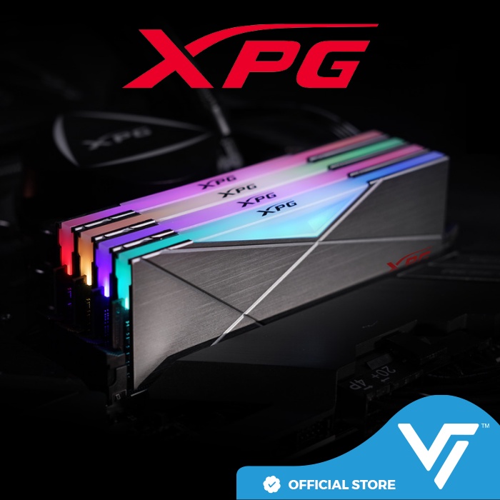 XPG SPECTRIX D50 RGB 16GB DDR4 PC RAM (16GB DDR4 (2x8GB), 3200MHz