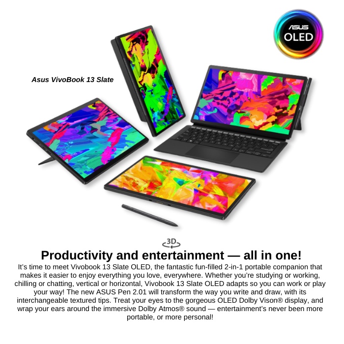 ASUS Vivobook 13 Slate OLED 2in1 T3300K