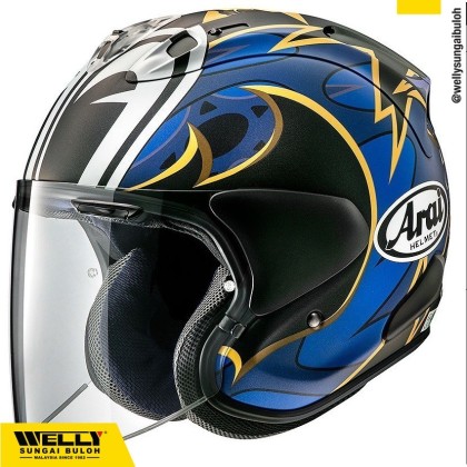 arai helmet for sale malaysia - VX-Pro4 Stream allowing the shield to function where a single pivot could not Features one Arai Helmets Corsair-X Hayden Laguna