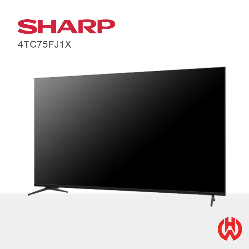 SHARP 75 INCH 4K UHD GOOGLE TV 4TC75FJ1X | Weng Hing Company