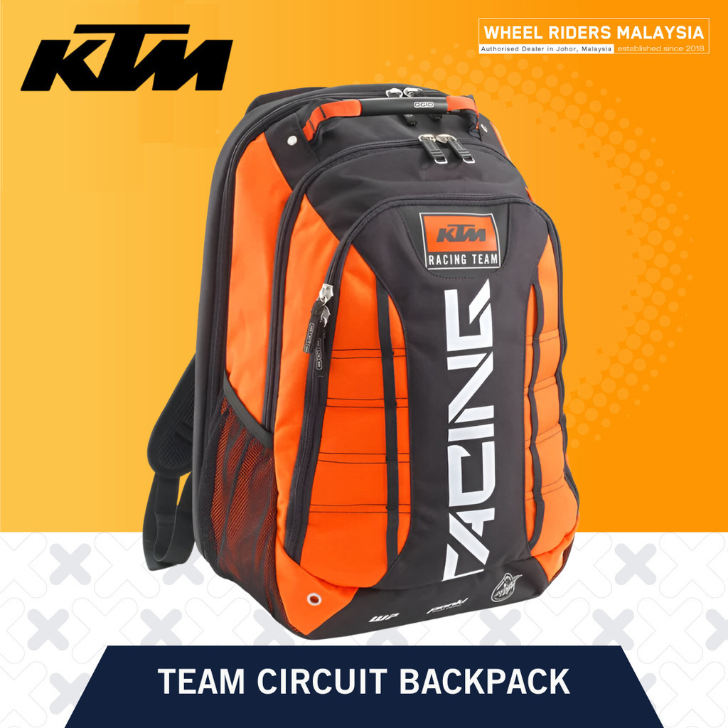 KTM Team Circuit Backpack Ready Stock Original | Wheel Riders