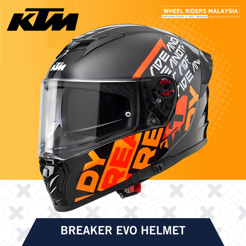 KTM Breaker Evo Helmet | Wheel Riders Malaysia Sdn. Bhd.