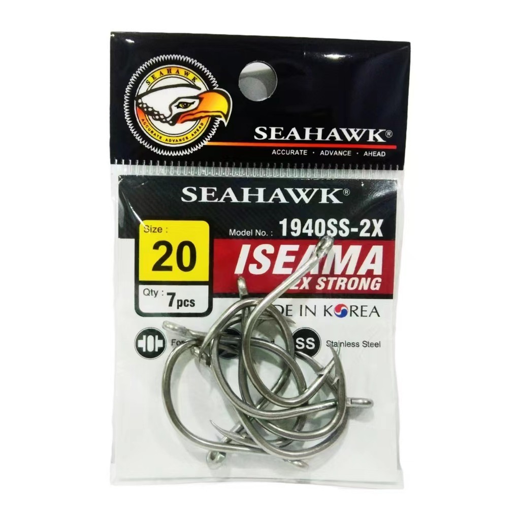 SEAHAWK ISEAMA 2x STRONG HOOK 1940SS-2x (MADE IN KOREA)